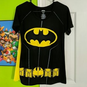 Batman Tee with Velcro on cape